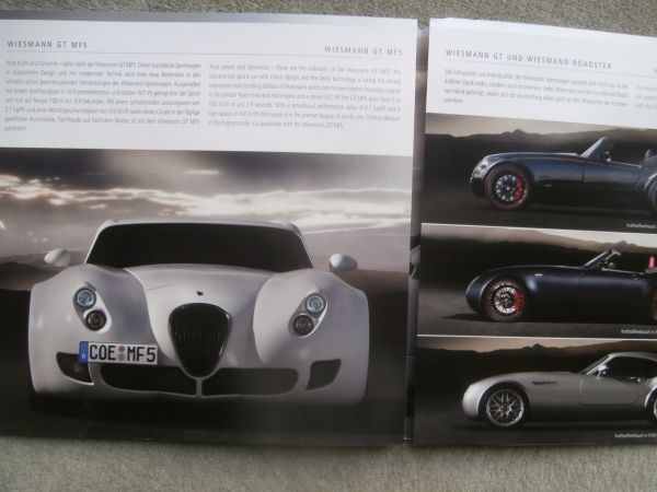 Wiesmann GT MF5 Juni 2009 Deutsch/Englisch Flyer