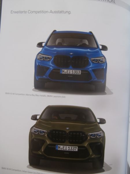 BMW X5 M (G05) X6 M (G06) Prospekt Oktober 2019 +Competition