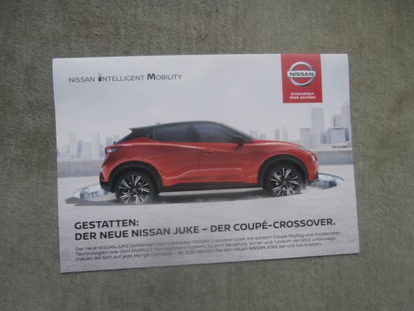 Nissan Juke Coupé Crossover Prospekt 2019