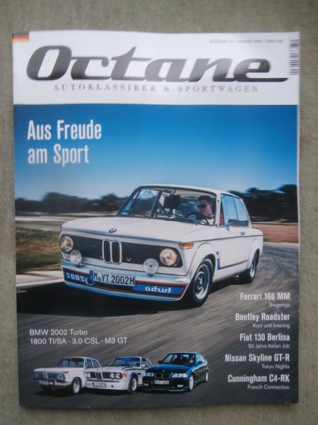 Octane Januar 2020 BMW 2022 turbo,1800 TI/SA 3.0CSL E9,M3 GT E36,Fiat 130 Berlina,Bentley Roadster,