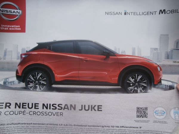 Nissan Original Juke Poster Coupé Crossover Format 60x83cm 2019