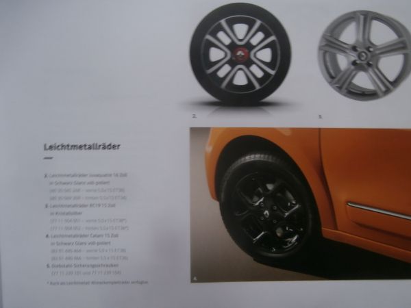 Renault Twingo Zubehör Katalog Juni 2019