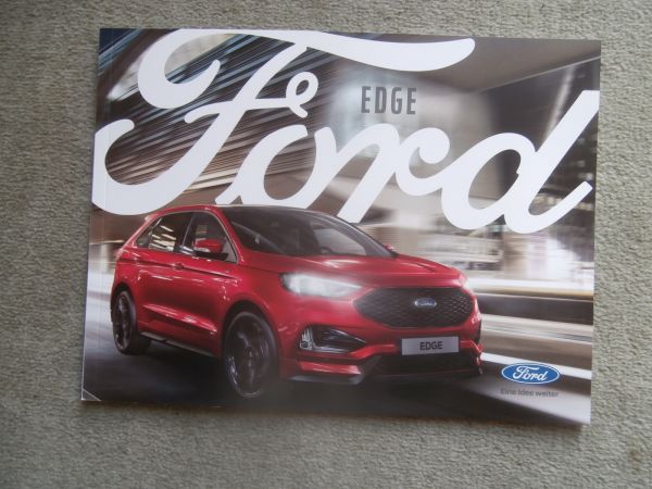 Ford Edge +ST-Line +Vignale 110kw 175kw Bi-Turbo Katalog September 2019