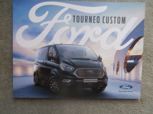 Ford Tourneo Custom L1 L2 Prospekt +Sport +Mild Hybrid +Plug-in-Hybrid 77kw 96kw 136kw 92kw (PHEV) 10/2019