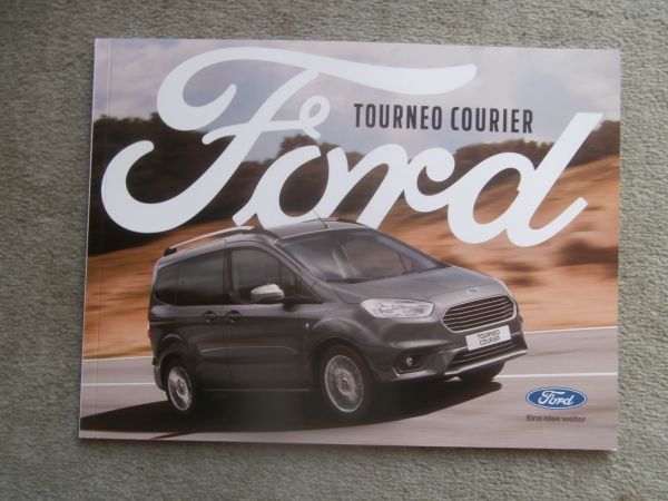 Ford Tourneo Courier (M1) +Sport 55kw 74kw 1.5TDCi Broschüre Juli 2019