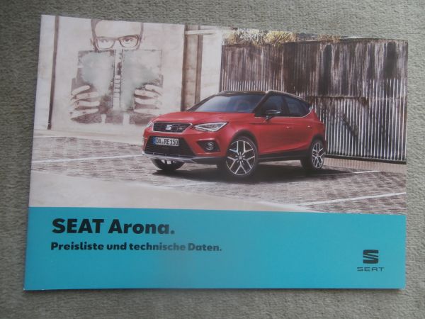 Seat Arona 1.0TGI TSI 1.5TSI 1.6TDI Juli 2019