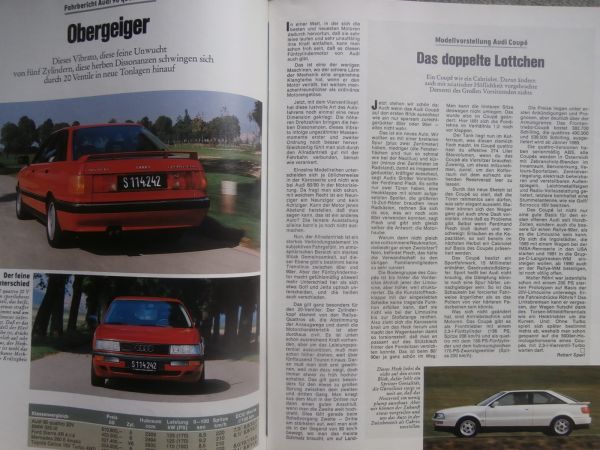 auto revue 1/1989 Gerhard Berger im Interview,Jaguar XK150S von Teddy Podgorskis,