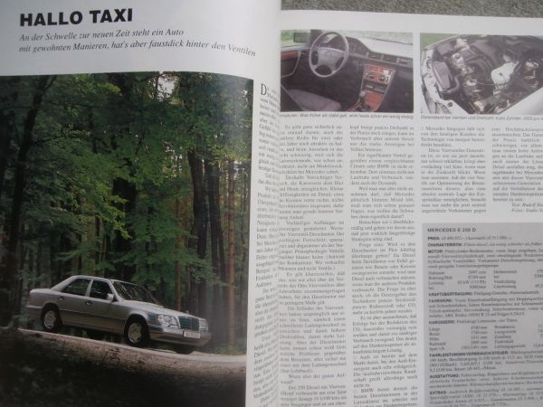 auto revue 10/1993 BMW 325i Cabrio E36, VW Golf VR6 Dauertest,Mercedes Benz E250d W124,Alfa 155 1.7 TS,Punto 55 6-Speed