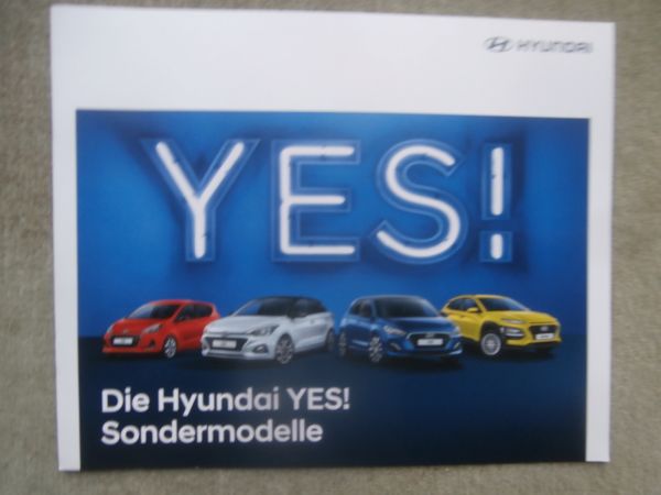 Hyundai YES! i10 i20 i30 +Kona Prospekt November 2019