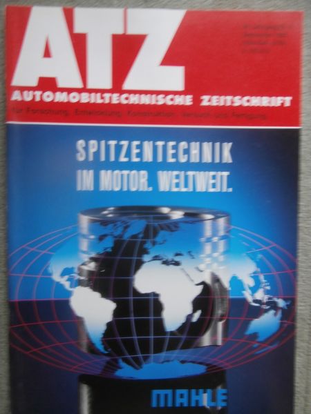 Automobiltechnische Zeitschrift 9/1992 adaptive Getriebesteuerung Automatikgetriebe BMW 8er E31,