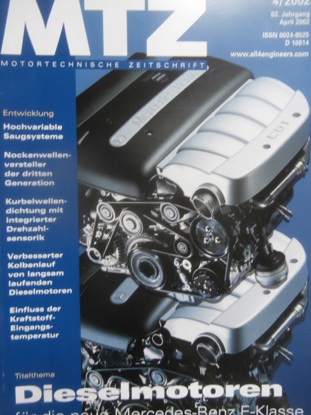 Motortechnische Zeitschrift 4/2002 Mercedes Benz E-Klasse W211 E200CDI-E320CDI,