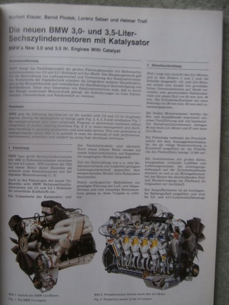 Motortechnische Zeitschrift 10/1986 BMW 730i 735i E32 Motoren,VW Audi 4-Zylindermotor TD,Porsche 944S,BMW Wasserstoffantrieb