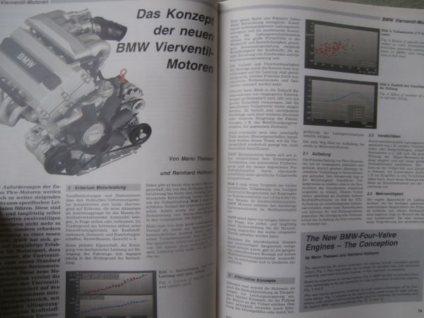 Motortechnische Zeitschrift 1/1990 Audi Turbodieselmotor mit Direkteinspritzung,BMW M40 Motoren,