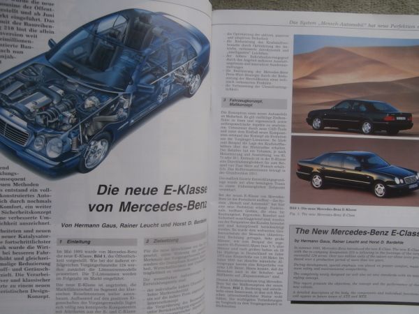 Automobiltechnische Zeitschrift 6/1995 Neue MercedesBenz E-Klasse W210,Sprinter,