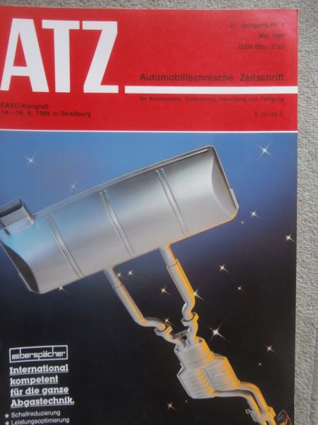 Automobil Technische Zeitschrift 7+8/1989 BMW Roadster Z1,VW Corrado Teil2,