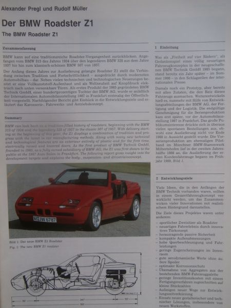 Automobil Technische Zeitschrift 7+8/1989 BMW Roadster Z1,VW Corrado Teil2,