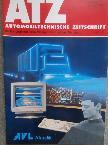 Automobiltechnische Zeitschrift 3/1990 Sparrekord Audi 100 TDI (typ C4),