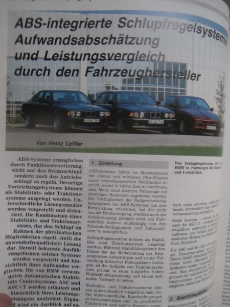 Automobiltechnische Zeitschrift 1/1991 Mercedes Benz 500E W124,Alfa Romeo 75QV,Alfa S.Z. Zagato
