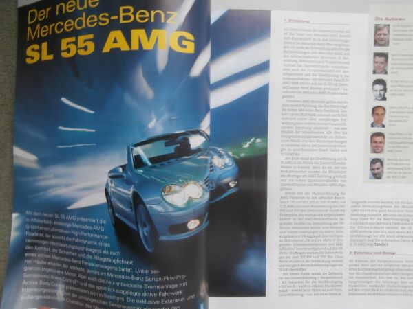 Automobil Technische Zeitschrift 4/2002 Mercedes Benz SL55 AMG BR230,BMW X5 E53