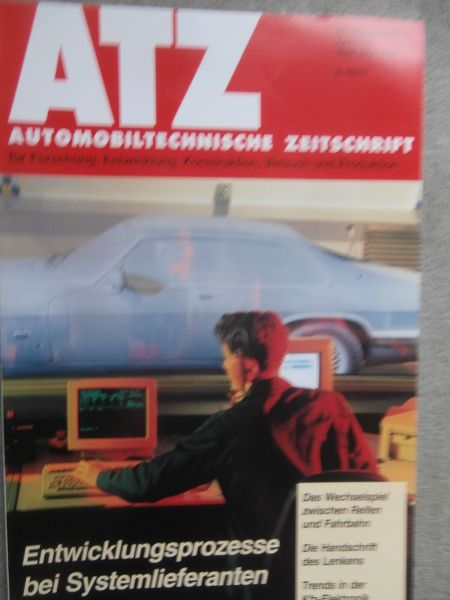 Automobil Technische Zeitschrift 4/1997 Fahrdynamikregelung DSC im BMW 7er E38 Teil2,