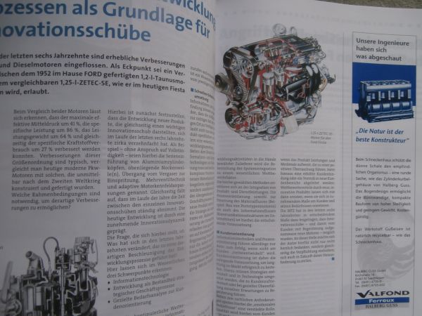 MTZ 60 Jahre Sonderheft Zukunftsperspektiven des Verbrennungsmotors +TDI +Direkteinspritzung für Diesel/Benzin