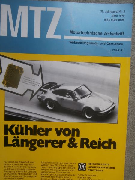 Motortechnische Zeitschrift 3/1978 Zweistufige Aufladung von Viertakt-Dieselmotoren,