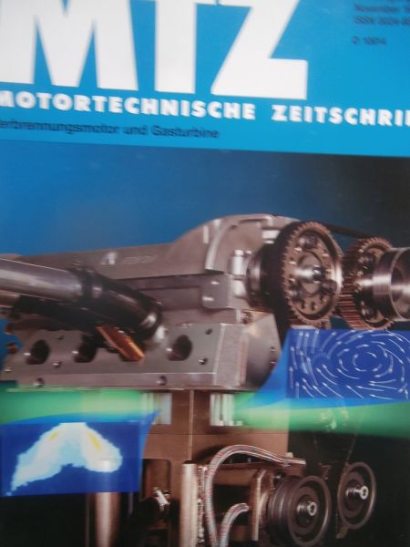 Motortechnische Zeitschrift 11/1996 das neue TDI Triebwerk von Volkswagen, Mercedes Benz OM501 LA OM502 LA