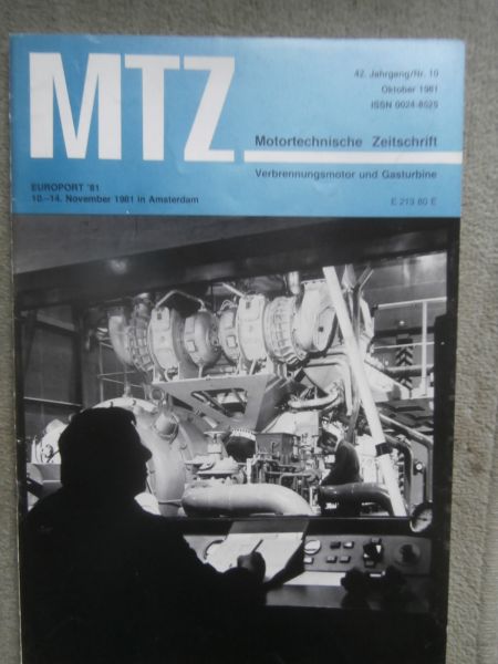 Motortechnische Zeitschrift 10/1981 Scania Schiffsmotorenprogramm,