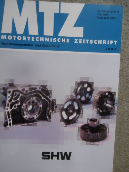 Motortechnische Zeitschrift 6/1993 Sulzer ZA40S Motoren,