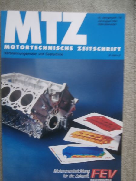 Motortechnische Zeitschrift 7+8/1994 neue BMW 4-Zylinder Dieselmotor 318tds,Ford Mondeo DOHC 24V V6 Motor,