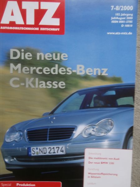 Automobiltechnische Zeitschrift 7+8/2000