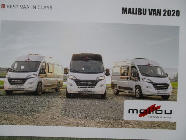 malibu Van 2020 Katalog 540DB 600 LE DB 640LE Charming +Coupé +GT +Preisliste