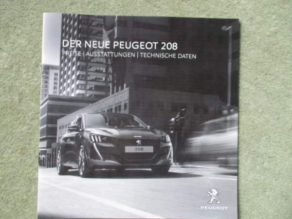 Peugeot 208 PureTech 75 100 +EAT8 130EAT8 +BlueHDi 100 +Elektromotor 136 (100kw) Juli 2020