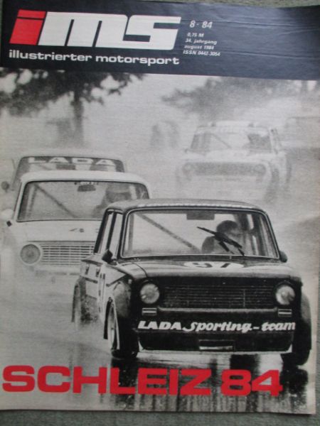 illustrierter motorsport 8/1984 Simson Zweitakt GS 50 und 75 (9162-1965),Schleiz 1984