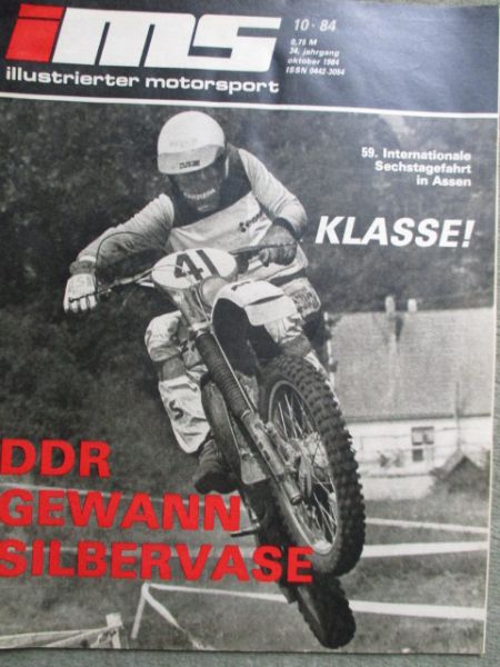 illustrierter motorsport 10/1984 Kraftstoffverbrauchsmessung Simson GS50,GS57 und GS100 (1970-72),