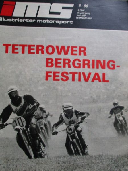 illustrierter motorsport 6/1986 Teterower Bergring Festival,Ventilsteuerung nicht ohne Probleme,
