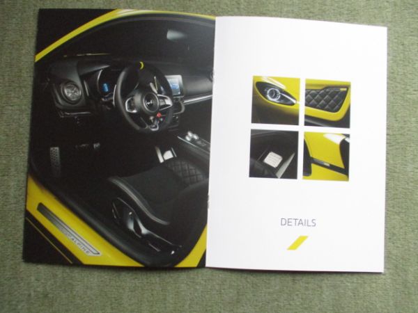 Alpine A110 Color Edition 2020 Farbton Jaune Tournesol Prospekt Februar 2020