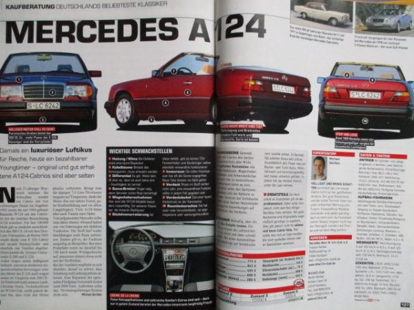auto zeitung classiccars 6/2012 Fiat 128 vs. Simca 1100 vs. Escort 1.3 vs. Austin 1300,Golf2 Kaufberatung, A124 Kaufberatung