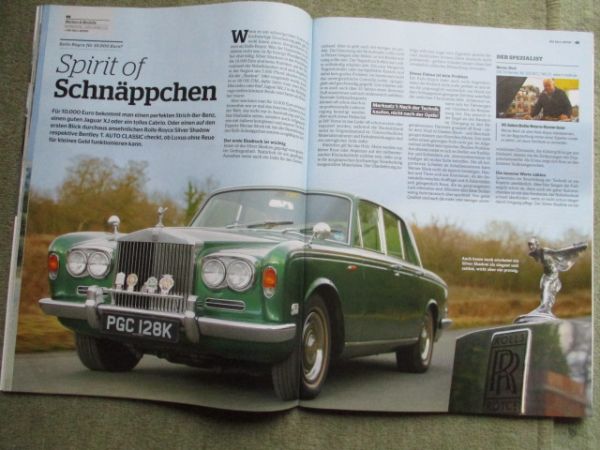 AutoClassic 2/2013 Ford Taunus P3 vs. VW Typ3 vs. Opel Rekord A,Mercedes Benz W124,Rolls-Royce Silver Shadow,Alfasud