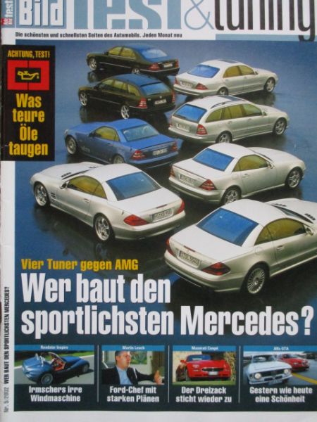 Auto Bild test & tuning 5/2002 Roadster Inspiro,Maserati Coupé,Westfield Megabird,Opel Astra Cabrio 2.0 16V Turbo