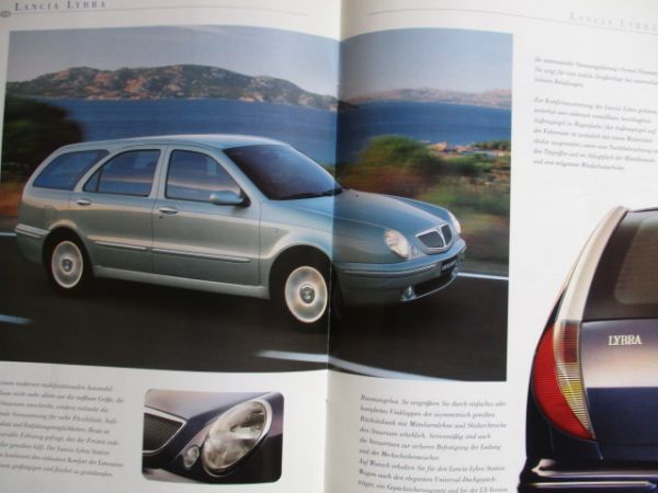 Lancia Lybra +SW 1.6 1.8 1.9jtd LX 2.0 2.4jTD Katalog 12/1999+Preise