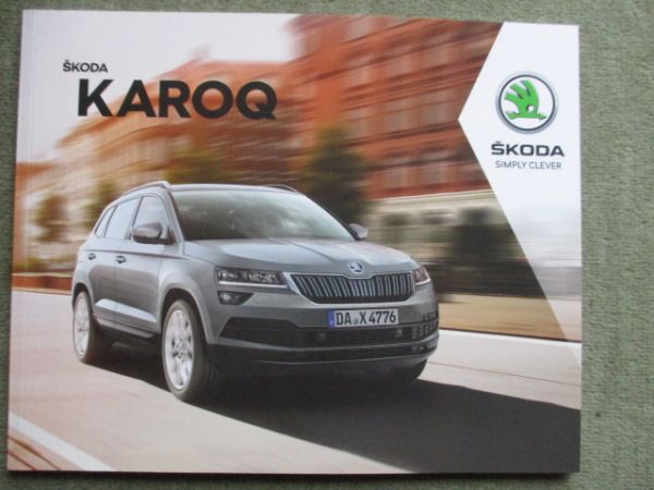 Skoda Karoq  85kw 110kw +TDI 85kw 110kw +SCR Katalog Juli 2020