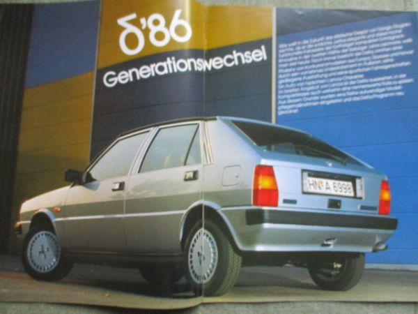 Lancia Delta 1986 Generationswechsel Bericht aus Magazin Sonderdruck