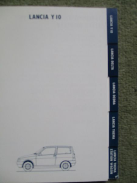 Lancia Preisliste Y10 Delta Dedra Thema +Station Wagon Preisliste 1.November 1992