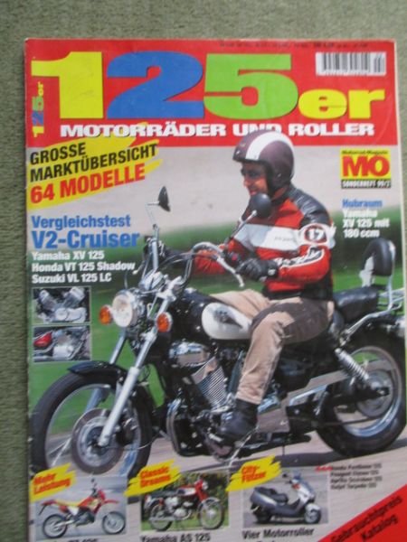 125er Motorräder und Roller Sonderheft 1999 Grosse Marktübersicht 64 Modelle Katalog