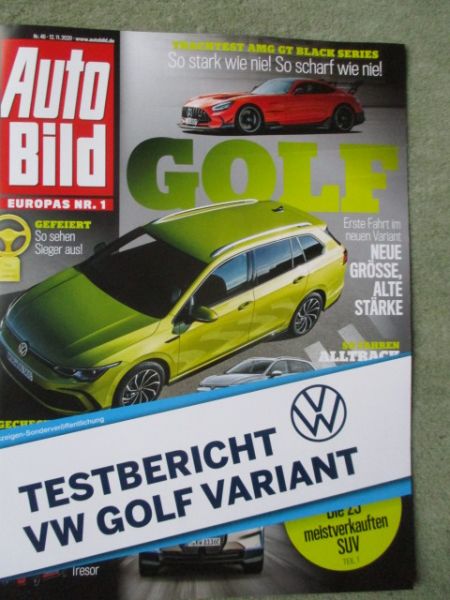 Auto Bild 46/2020 VW Golf8 Variant Testbericht 1.5e TSI DSG Life