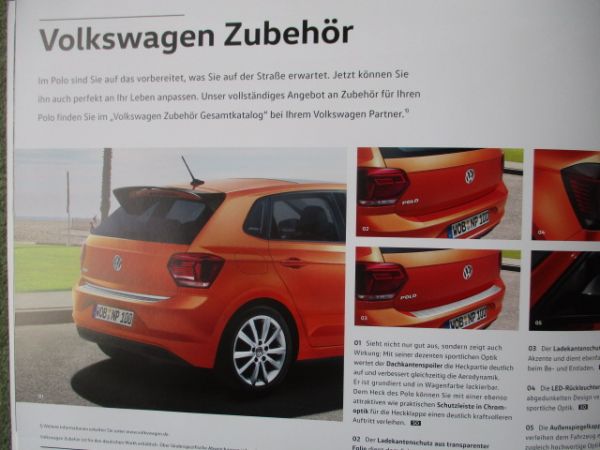 VW Polo (Typ AW) Dezember 2019 +R-Line +Zubehör Katalog