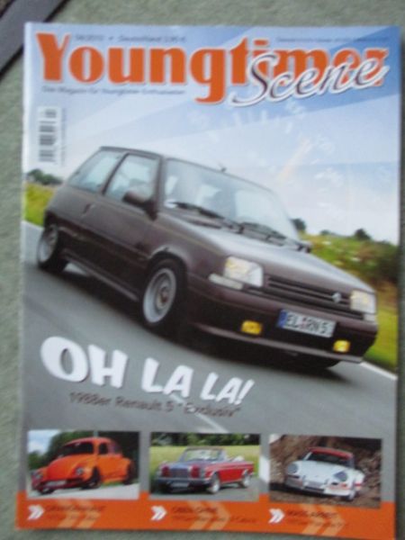 Youngtimer Scene 4/2010 Renault 5 Exclusiv,VW Käfer, Strich 8 Cabrio, 72er Porsche 911,