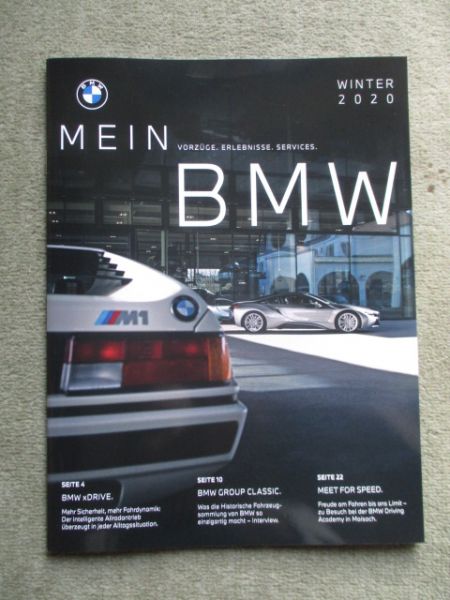 Mein BMW Winter 2020 Vorzüge Erlebnisse Services  xDrive,Group Classic,Driving Academy in Maisach