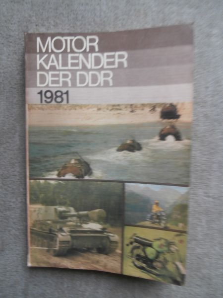 Motorkalender der DDR 1981 IFA W50,nichtgepanzerte Schwimmfahrzeuge,Ural